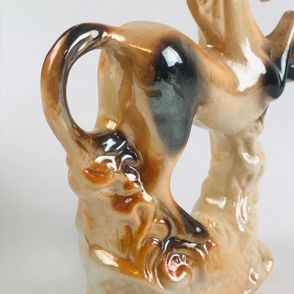 Brazilian Porcelain Luster Ware Prancing Horse MCM - Picture 6 of 8